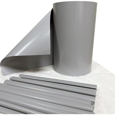 TENAX Twist 19 cm x 35 m Gris, Bande d’Occultation en PVC avec 25 Clips, Couverture Décorative pour la Protection des Clôtures à Panneaux, Portails, Balustrades et Balcons - Publicité TENAX Twist 19 cm x 35 m Gris, Bande d’Occultation en PVC avec 25 Clips, Couverture Décorative pour la Protection des Clôtures à Panneaux, Portails, Balustrades et Balcons - Publicité
