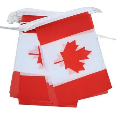 Marque Inconnue Modèle - Guirlande de Drapeaux Canadiens - Publicité Marque Inconnue Modèle - Guirlande de Drapeaux Canadiens - Publicité