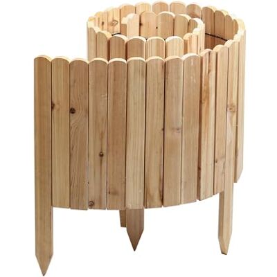 Gartenwelt Riegelsberger Rollboarder Naturel Longueur 203 cm Hauteur de clôture 40 cm Clôture en bois Délimitation de pelouse Bordure de pelouse Bois de mélèze - Publicité Gartenwelt Riegelsberger Rollboarder Naturel Longueur 203 cm Hauteur de clôture 40 cm Clôture en bois Délimitation de pelouse Bordure de pelouse Bois de mélèze - Publicité