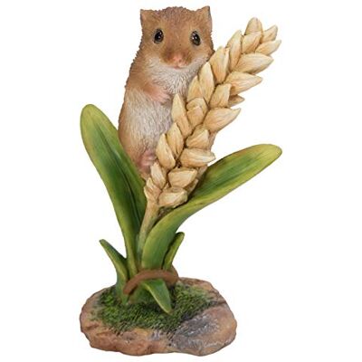 Vivid Arts NF-DM07-F Souris de récolte sur blé très détaillée Décoration de maison ou de jardin - Publicité Vivid Arts NF-DM07-F Souris de récolte sur blé très détaillée Décoration de maison ou de jardin - Publicité