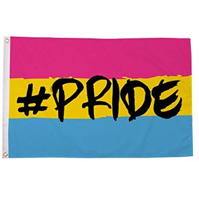 AZ FLAG - Drapeau Pansexuel Pride - 150x90cm - Flag - Publicité AZ FLAG - Drapeau Pansexuel Pride - 150x90cm - Flag - Publicité