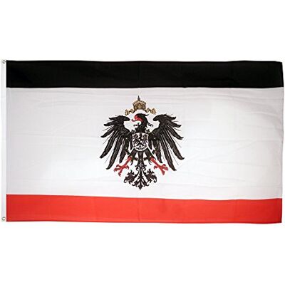 Digni® Drapeau Allemagne Empire Allemand 1871-1918 90 x 150 cm - Publicité Digni® Drapeau Allemagne Empire Allemand 1871-1918 90 x 150 cm - Publicité