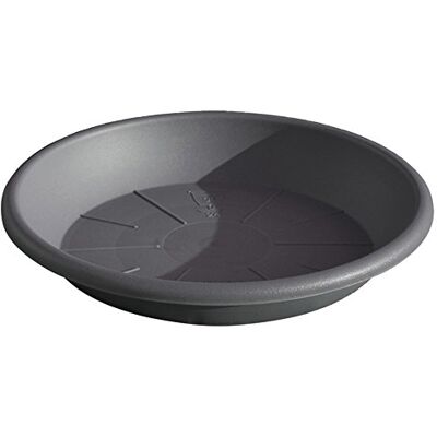 EURO3PLAST 1481.62 Medea Soucoupe Anthracite Diamètre 32 cm - Publicité EURO3PLAST 1481.62 Medea Soucoupe Anthracite Diamètre 32 cm - Publicité