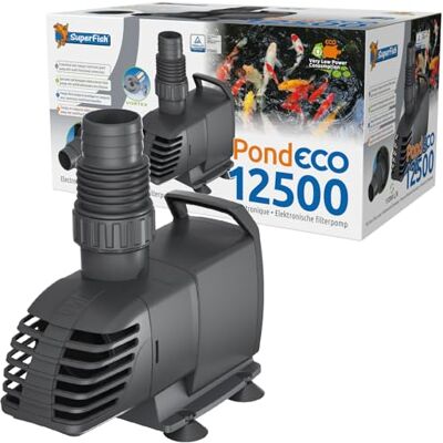 Superfish Eco Pompe de bassin 12500 11 200 l/h Débit faible consommation - Publicité Superfish Eco Pompe de bassin 12500 11 200 l/h Débit faible consommation - Publicité