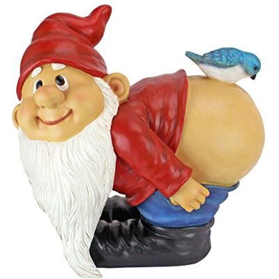 Design Toscano Loonie Moonie - Statue de gnome de jardin - Multicolore - 30,5cm - Publicité Design Toscano Loonie Moonie - Statue de gnome de jardin - Multicolore - 30,5cm - Publicité