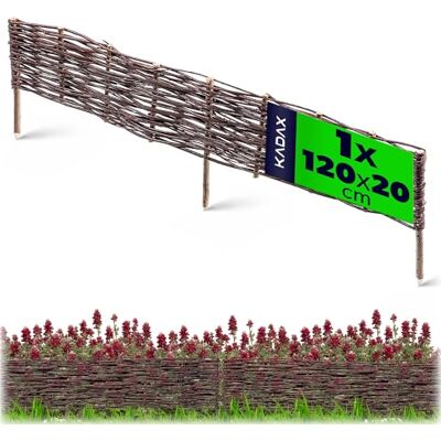 KADAX - Vimini Natural - 120x20 cm - Clôture de jardin - Publicité KADAX - Vimini Natural - 120x20 cm - Clôture de jardin - Publicité