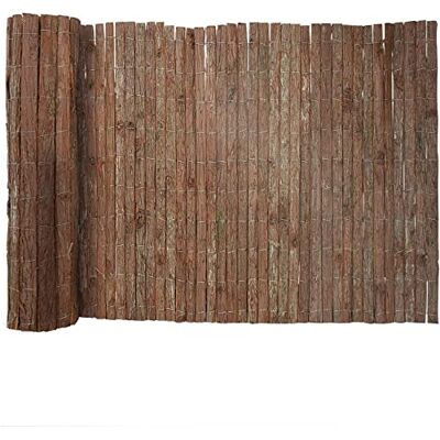 KARAT Brise-Vue en écorce d'arbre Clôture en Bois canisse d'écorce comme clôture d'intimité Palissade en Bois Robuste et résistant aux intempéries (150 x 300 cm) - Publicité KARAT Brise-Vue en écorce d'arbre Clôture en Bois canisse d'écorce comme clôture d'intimité Palissade en Bois Robuste et résistant aux intempéries (150 x 300 cm) - Publicité