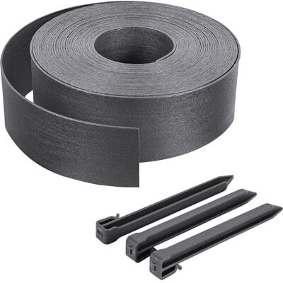 vounot ® Bordure de Jardin en PE 20 mètres avec 12 Piquets d’ancrage Bordure de Gazon Flexible Bordurette de Pelouse Aspect Naturel Hauteur 8cm Epaisseur 3mm Gris - Publicité vounot ® Bordure de Jardin en PE 20 mètres avec 12 Piquets d’ancrage Bordure de Gazon Flexible Bordurette de Pelouse Aspect Naturel Hauteur 8cm Epaisseur 3mm Gris - Publicité