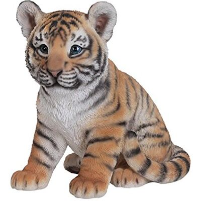 Vivid Arts - Tiger Cub - Résine - Décoration extérieure de jardin - Publicité Vivid Arts - Tiger Cub - Résine - Décoration extérieure de jardin - Publicité