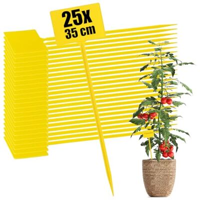 com-four ® 25 étiquettes à planter à écrire – 35 cm marqueurs pour plantes jardin balcon – étiquettes pour plates-bandes, bacs surélevés, pots - Publicité com-four ® 25 étiquettes à planter à écrire – 35 cm marqueurs pour plantes jardin balcon – étiquettes pour plates-bandes, bacs surélevés, pots - Publicité