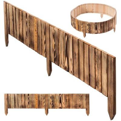 KADAX Bordure de pelouse en bois flexible 116 x 20 cm Bordure de parterre Bordure de jardin flexible Bordure de tonte Marron - Publicité KADAX Bordure de pelouse en bois flexible 116 x 20 cm Bordure de parterre Bordure de jardin flexible Bordure de tonte Marron - Publicité
