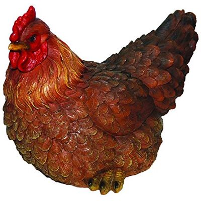 Vivid Arts Ornement de Jardin Grande Poule Pondeuse Réaliste (Taille D) en Résine, Résistant à la Gelée, Stabilisé UV, Fini à la Main, Conception Unique , Pour Jardin, Sculpture Animale - Publicité Vivid Arts Ornement de Jardin Grande Poule Pondeuse Réaliste (Taille D) en Résine, Résistant à la Gelée, Stabilisé UV, Fini à la Main, Conception Unique , Pour Jardin, Sculpture Animale - Publicité