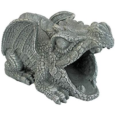 Design Toscano Darian le Dragon Gardien de Gouttière Statue d'Extension de Gouttière, 23 cm, polyrésine, palette complète de couleur - Publicité Design Toscano Darian le Dragon Gardien de Gouttière Statue d'Extension de Gouttière, 23 cm, polyrésine, palette complète de couleur - Publicité