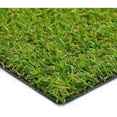 KARAT Gazon artificiel Terraza Hauteur : 18 mm Robust & UV Stable Tapis de pelouse Gazon enroulable (100 x 100 cm) - Publicité KARAT Gazon artificiel Terraza Hauteur : 18 mm Robust & UV Stable Tapis de pelouse Gazon enroulable (100 x 100 cm) - Publicité