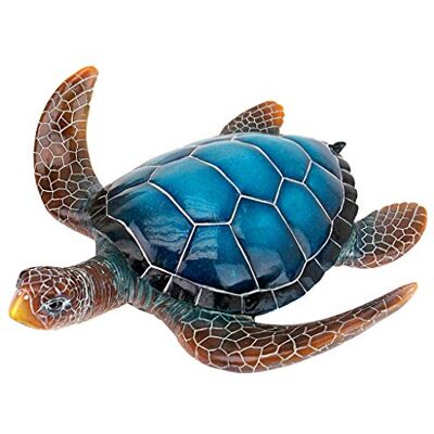 Design Toscano Grande statue de tortue de mer bleue - Publicité Design Toscano Grande statue de tortue de mer bleue - Publicité