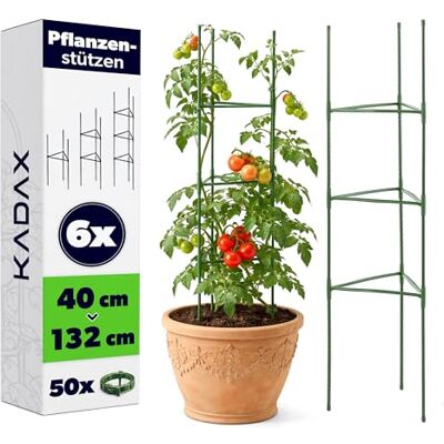 KADAX Lot de 6 tuteurs pour tomates 132 x 30 cm - Publicité KADAX Lot de 6 tuteurs pour tomates 132 x 30 cm - Publicité