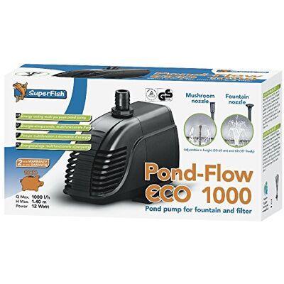 Superfish 676015/2800 Pond Flow eco 1000 Pompe pour Fontaine - Publicité Superfish 676015/2800 Pond Flow eco 1000 Pompe pour Fontaine - Publicité