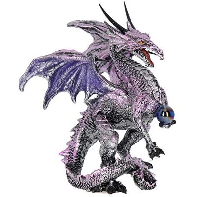 Nemesis Now - Dragon Guardian - Violet - 18 cm - Figurine décorative - Publicité Nemesis Now - Dragon Guardian - Violet - 18 cm - Figurine décorative - Publicité