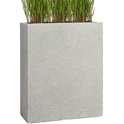 Pflanzwerk ® Pot de Fleur Divider Jardinière Granit Gris 72x60x25cm *Résistant au Gel* *Protection UV* *Qualité européenne* - Publicité Pflanzwerk ® Pot de Fleur Divider Jardinière Granit Gris 72x60x25cm *Résistant au Gel* *Protection UV* *Qualité européenne* - Publicité