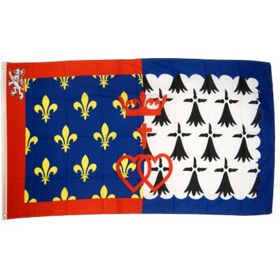 Digni® Drapeau France Pays de la Loire 90 x 150 cm - Publicité Digni® Drapeau France Pays de la Loire 90 x 150 cm - Publicité