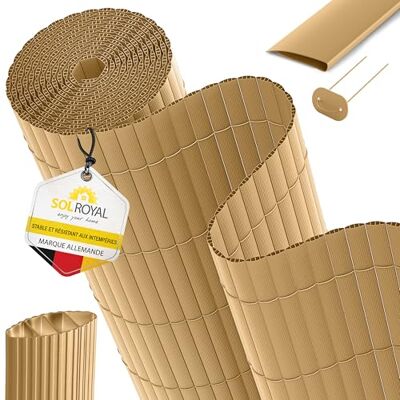 Sol Royal Canisse PVC avec Triple Renfort Brise-Vue Balcon Clips anti-UV - Publicité Sol Royal Canisse PVC avec Triple Renfort Brise-Vue Balcon Clips anti-UV - Publicité