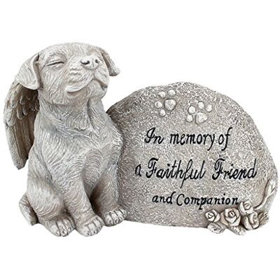Design Toscano Statue commémorative de chien portant l’inscription « Forever in Our Hearts » - Publicité Design Toscano Statue commémorative de chien portant l’inscription « Forever in Our Hearts » - Publicité