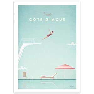 WALL EDITIONS Art-Poster Visit Cote d'Azur Henry Rivers Format : 50 x 70 cm - Publicité WALL EDITIONS Art-Poster Visit Cote d'Azur Henry Rivers Format : 50 x 70 cm - Publicité
