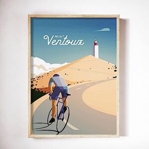 LVTFCO Mont Ventoux Cyclisme Affiches Et Impressions Vintage Wall Art Vélo Sport Toile Peinture Illustration Photos Moderne Décoration 40x60cmx1 sans Cadre - Publicité LVTFCO Mont Ventoux Cyclisme Affiches Et Impressions Vintage Wall Art Vélo Sport Toile Peinture Illustration Photos Moderne Décoration 40x60cmx1 sans Cadre - Publicité