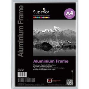 Cadre photo magnétique en aluminium SECO A4 - Bordure 18mm - Publicité Cadre photo magnétique en aluminium SECO A4 - Bordure 18mm - Publicité
