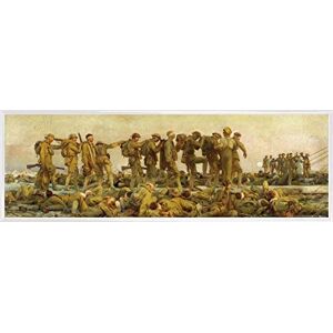 1art1 John Singer Sargent Affiche Reproduction et Cadre (Plastique) Gazés, 1918 Soldats dans La Première Guerre Mondiale (91 x 30cm) - Publicité 1art1 John Singer Sargent Affiche Reproduction et Cadre (Plastique) Gazés, 1918 Soldats dans La Première Guerre Mondiale (91 x 30cm) - Publicité