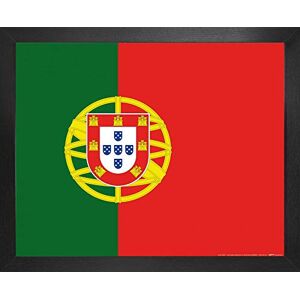 1art1 Portugal Affiche Reproduction et Cadre (MDF) Drapeaux du Monde (50 x 40cm) - Publicité 1art1 Portugal Affiche Reproduction et Cadre (MDF) Drapeaux du Monde (50 x 40cm) - Publicité