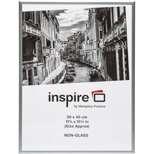 Hampton Frames Cadre photo aluminium 30x40 cm, argenté Montage mural, finition satinée, adapté aux affiches et photos Élégance moderne pour décoration intérieure - Publicité Hampton Frames Cadre photo aluminium 30x40 cm, argenté Montage mural, finition satinée, adapté aux affiches et photos Élégance moderne pour décoration intérieure - Publicité