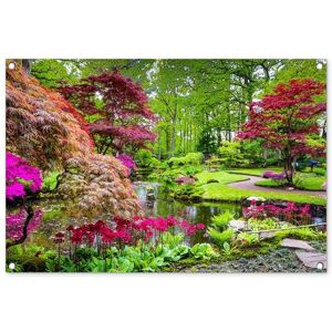 MuchoWow © Deco Jardin Exterieur 90x60 cm Décorative Poster Affiche Murale Decoration Balcon Décoration Extérieure Terrasse Déco Appartement Arbres Fleurs Japonais Nature Eau - Publicité MuchoWow © Deco Jardin Exterieur 90x60 cm Décorative Poster Affiche Murale Decoration Balcon Décoration Extérieure Terrasse Déco Appartement Arbres Fleurs Japonais Nature Eau - Publicité