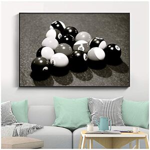 HYFBH 1 Pièces Blanc Et Noir Billard Sports Mur Art Photos pour Le Salon Moderne Décor À La Maison Affiche HD Toile Peinture 20x30 cm (7.8x11.8 Pouce) sans Cadre - Publicité HYFBH 1 Pièces Blanc Et Noir Billard Sports Mur Art Photos pour Le Salon Moderne Décor À La Maison Affiche HD Toile Peinture 20x30 cm (7.8x11.8 Pouce) sans Cadre - Publicité