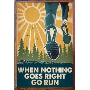 Bioprocess Quand Rien Ne Fonctionne, Allez Courir Art Course Sport Affiche Style Rétro Cyclisme Cyclisme Décoration Murale Art Métal Signe Affiche 20,3 x 30,5 cm - Publicité Bioprocess Quand Rien Ne Fonctionne, Allez Courir Art Course Sport Affiche Style Rétro Cyclisme Cyclisme Décoration Murale Art Métal Signe Affiche 20,3 x 30,5 cm - Publicité