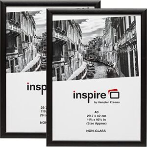 Hampton Frames BLACKWOOD Lot de 2 cadres pour affiche en acrylique (sans verre) Noir A3 (30 x 42 cm) - Publicité Hampton Frames BLACKWOOD Lot de 2 cadres pour affiche en acrylique (sans verre) Noir A3 (30 x 42 cm) - Publicité