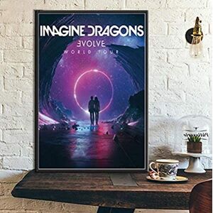 Ling88 Posters,Art Poster Imagine Dragons Musique Album Couverture Affiches Et Estampes, Mur Photo Toile Peinture Chambre Décoration De La Maison, Affiches pour Murs De Chambre Girls_50X70Cm - Publicité Ling88 Posters,Art Poster Imagine Dragons Musique Album Couverture Affiches Et Estampes, Mur Photo Toile Peinture Chambre Décoration De La Maison, Affiches pour Murs De Chambre Girls_50X70Cm - Publicité