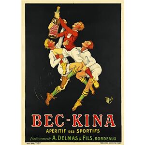 PostersAndCo ™ Bec Kina ApéRITIF Rvgt-Poster/Reproduction HQ 50x70cm d'une Affiche Vintage/Ancienne - Publicité PostersAndCo ™ Bec Kina ApéRITIF Rvgt-Poster/Reproduction HQ 50x70cm d'une Affiche Vintage/Ancienne - Publicité