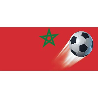 1art1 Football Poster Drapeau du Maroc Affiche Murale 91x61 cm - Publicité 1art1 Football Poster Drapeau du Maroc Affiche Murale 91x61 cm - Publicité