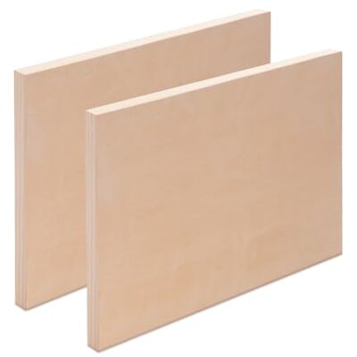 ART Lot de 2 planches de peinture en bois de bouleau naturel 20 x 30 cm Profondeur 3,8 cm Plaque de peinture, toile en bois de bouleau, cadre pour peinture, bricolage - Publicité ART Lot de 2 planches de peinture en bois de bouleau naturel 20 x 30 cm Profondeur 3,8 cm Plaque de peinture, toile en bois de bouleau, cadre pour peinture, bricolage - Publicité