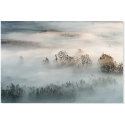 Hexoa Affiche paysage brouillard hivernal Made in France Affiche seule 60x40 - Publicité Hexoa Affiche paysage brouillard hivernal Made in France Affiche seule 60x40 - Publicité