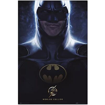Grupo Erik Poster DC Comics The Flash Batman Deco Maison 61x91,5 cm Grand Format Decoration Murale, Affiche Décorative - Publicité Grupo Erik Poster DC Comics The Flash Batman Deco Maison 61x91,5 cm Grand Format Decoration Murale, Affiche Décorative - Publicité