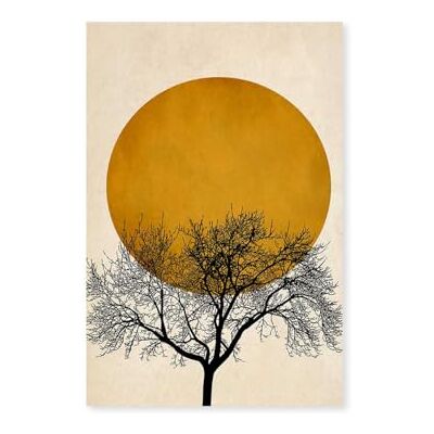 Hexoa Affiche dessin arbre et sérénité Made in France Affiche seule 30x45 - Publicité Hexoa Affiche dessin arbre et sérénité Made in France Affiche seule 30x45 - Publicité