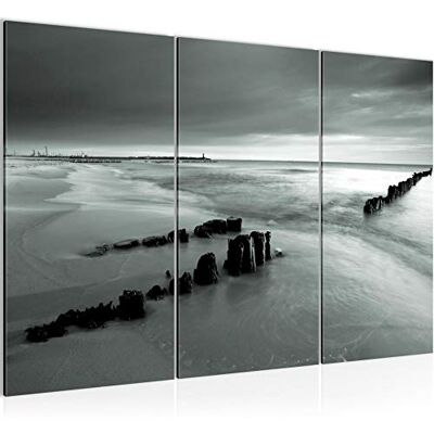 Plage Mer Peinture Tableau Salon XXL Turquoise Gris La Nature 120 x 80 cm 3 Parties Decoration Murale 607831b - Publicité Plage Mer Peinture Tableau Salon XXL Turquoise Gris La Nature 120 x 80 cm 3 Parties Decoration Murale 607831b - Publicité