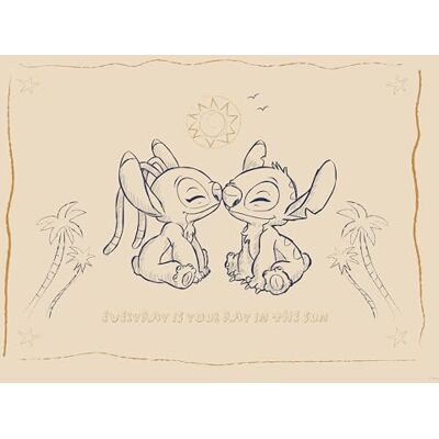 Komar Tableau mural Disney Lilo and Stitch Your Day in the Sun Dimensions : 30 x 40 cm Poster pour chambre d'enfant Décoration Roulé sans cadre - Publicité Komar Tableau mural Disney Lilo and Stitch Your Day in the Sun Dimensions : 30 x 40 cm Poster pour chambre d'enfant Décoration Roulé sans cadre - Publicité