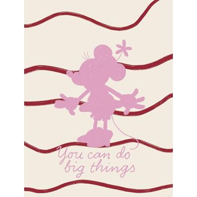 Komar Disney Minnie Mouse You Can Do Big Things Décoration murale pour chambre d'enfant 30 x 40 cm - Publicité Komar Disney Minnie Mouse You Can Do Big Things Décoration murale pour chambre d'enfant 30 x 40 cm - Publicité
