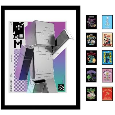 Pyramid Minecraft Impression collector (encadrée) 30 cm x 40 cm Poster d'art Affiches et impressions Taille unique - Publicité Pyramid Minecraft Impression collector (encadrée) 30 cm x 40 cm Poster d'art Affiches et impressions Taille unique - Publicité