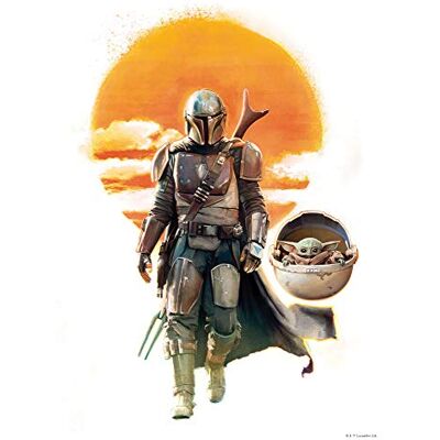 Komar Star Wars WB-SW-007 Tableau mural Motif Mandalorian The Child Family Trip Décoration Poster Impression d'art Multicolore 40 x 50 cm - Publicité Komar Star Wars WB-SW-007 Tableau mural Motif Mandalorian The Child Family Trip Décoration Poster Impression d'art Multicolore 40 x 50 cm - Publicité