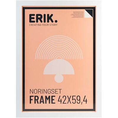 Grupo Erik Cadre Photo 42 x 59,4 cm Blanc Cadre Mural Poster - Publicité Grupo Erik Cadre Photo 42 x 59,4 cm Blanc Cadre Mural Poster - Publicité