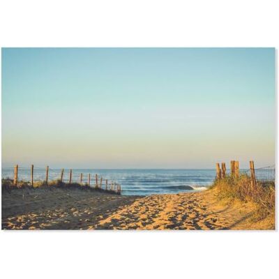 Hexoa Affiche Photo Plage Hossegor Made in France Affiche Seule 45x30 - Publicité Hexoa Affiche Photo Plage Hossegor Made in France Affiche Seule 45x30 - Publicité